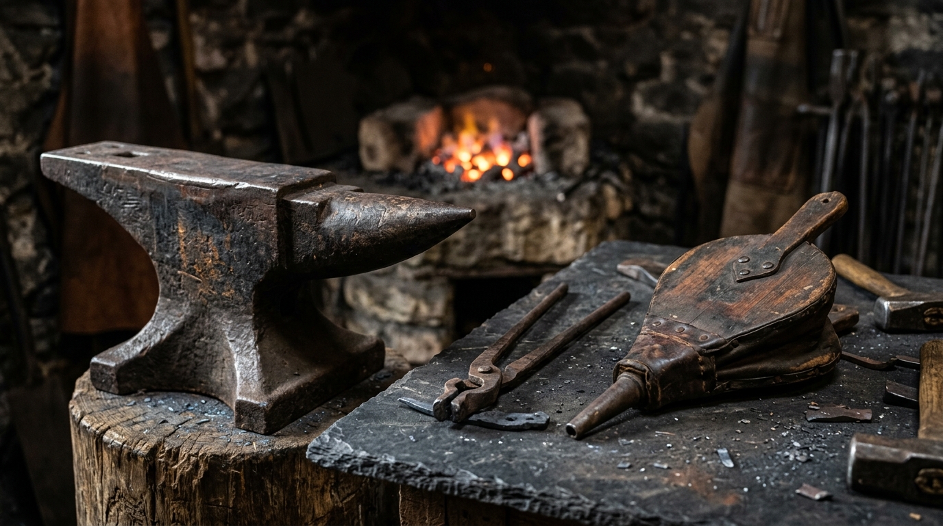 The Workshop Anvil and Bellows
